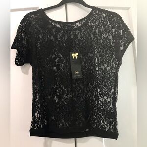 Black Lace Shirt